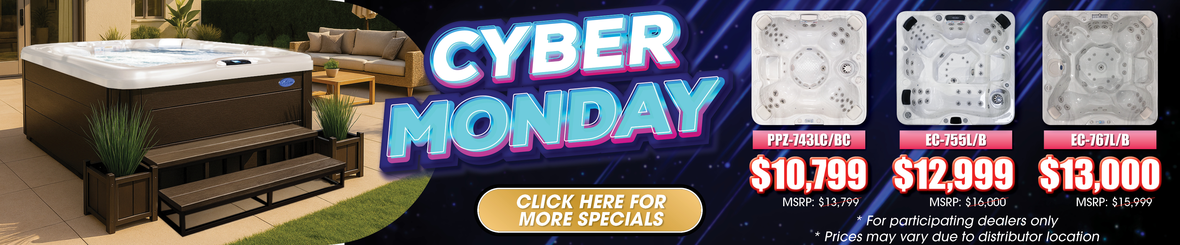 Calspas hot tub being used in a family setting - Detroit